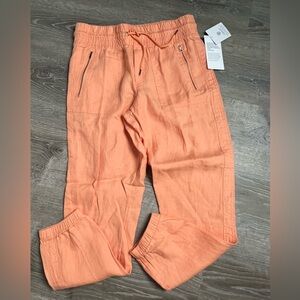 NWT Athleta Cabo Linen Jogger Pants- 6